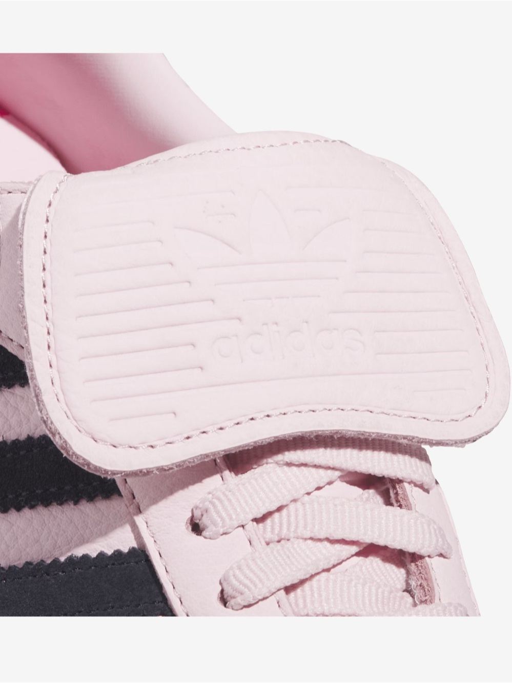 adidas Samba Kids Shoes - Pink with Black Stripes pink color - Picture 6 of 6
